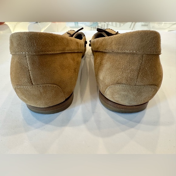 Manolo Blahnik Tan Suede Loafer size 40 - Picture 2 of 4